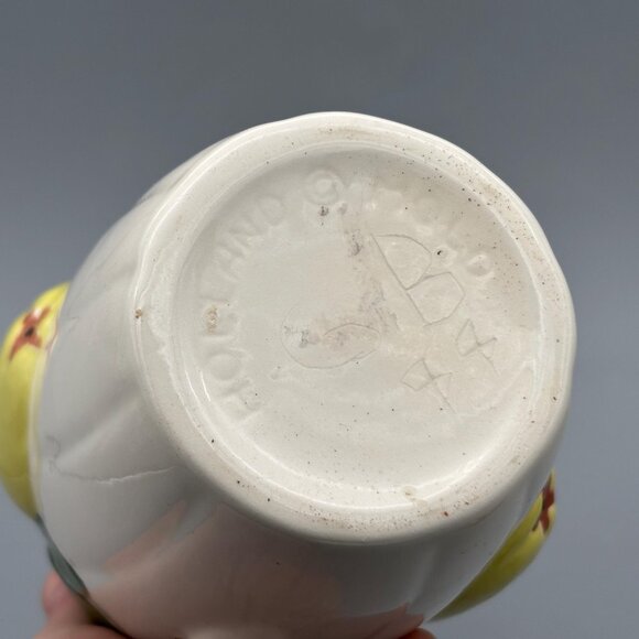 Vintage Holland Mold Pear Tree Ceramic Pitcher with Raised Fruit Design - Picture 7 of 8